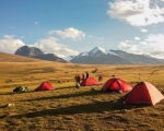 Kirgistan Szlakiem Jedwabnym - Dzień 3 Base Camp na polanie Łukowej